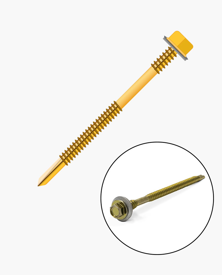 tornillo panel sandwich teja